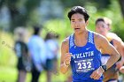 XC Wheaton & Babson  Wheaton College Men’s Cross Country compete at the 9th Annual Wheaton & Babson Season Opener on the Mark Coogan Course at Highland Park in Attleboro, Mass. - Photo By: KEITH NORDSTROM : Wheaton, XC, Cross Country, 9th Annual Wheaton & Babson Season Opener